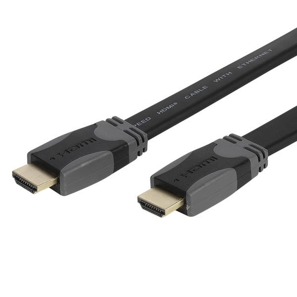 Flachband High Speed HDMI® Kabel mit Ethernet, 3,0 m (45381)