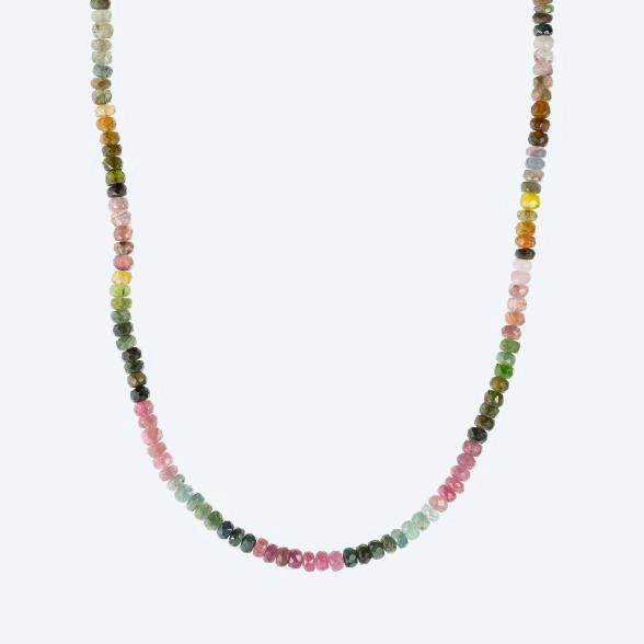 Collier Multi Turmalin, ca. 95ct