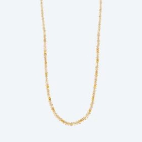 Collier Zirkon golden 925 Sterlingsilber vergoldet