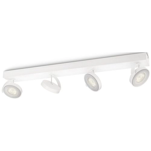 Philips myLiving LED Spot Clockwork 4flg. 531743116, 2000lm, weiss