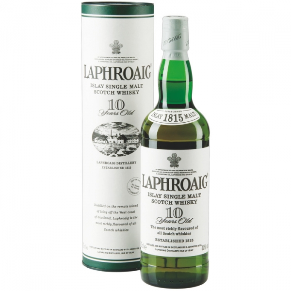 Laphroaig 10 Years Old Single Malt Whisky 40% vol. 0,70l