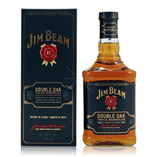 Jim Beam Double Oak Bourbon Whiskey 43% vol. 0,70l