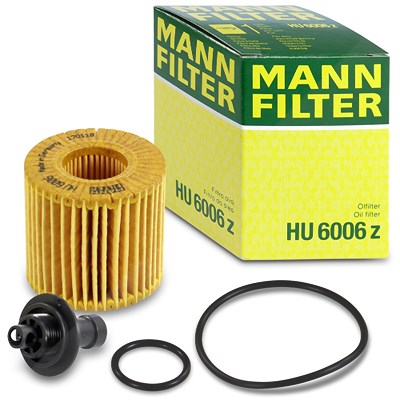 MANN-FILTER Ölfilter HU 6006 z Motorölfilter,Filter für Öl TOYOTA,SUBARU,DAIHATSU,Yaris Schrägheck (_P9_)