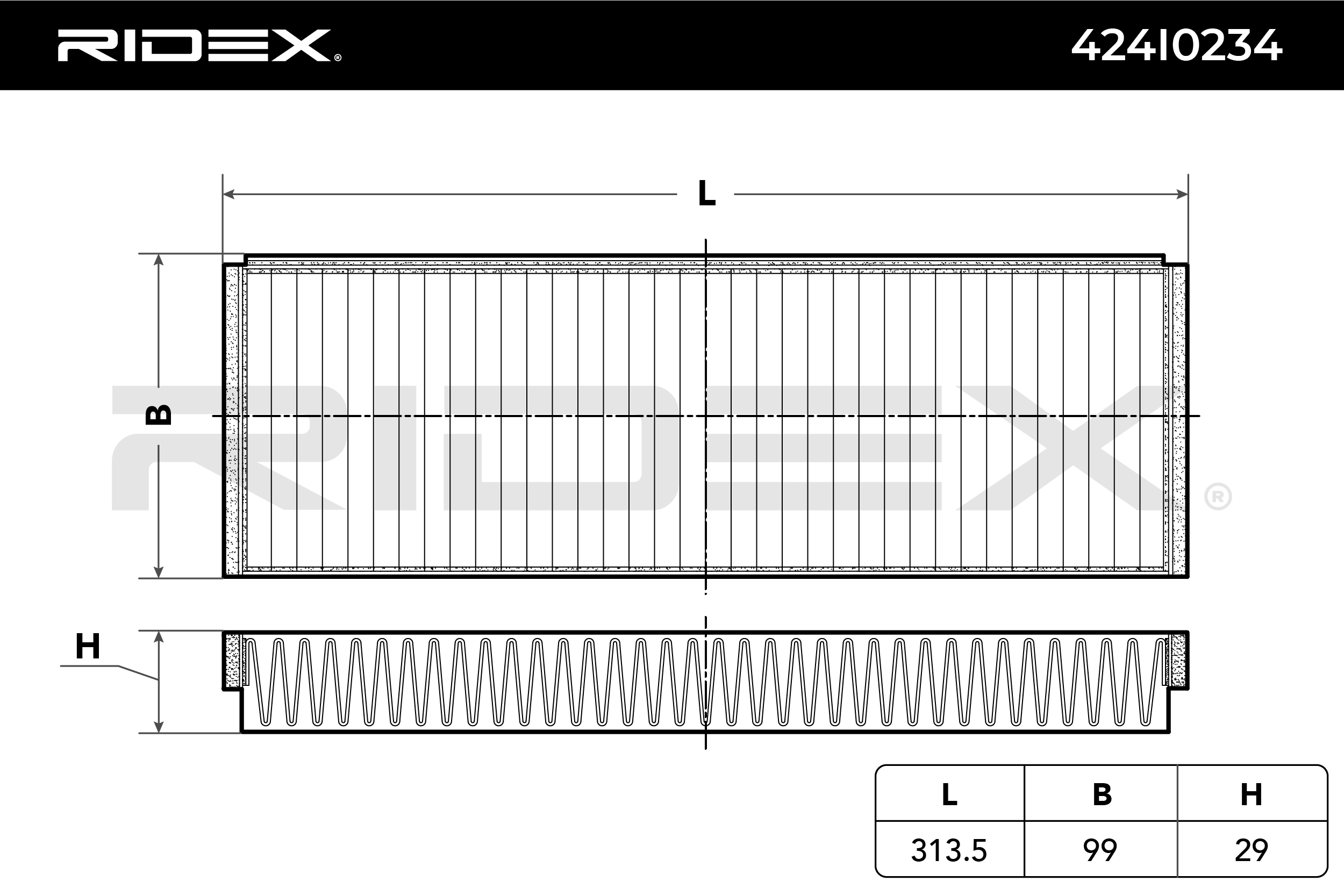 RIDEX Innenraumfilter 424I0234 Filter, Innenraumluft,Pollenfilter VW,AUDI,TOYOTA,XL1 Coupe,A6 Avant (4F5, C6),A3 Sportback (8PA),A3 Schrägheck (8L1)