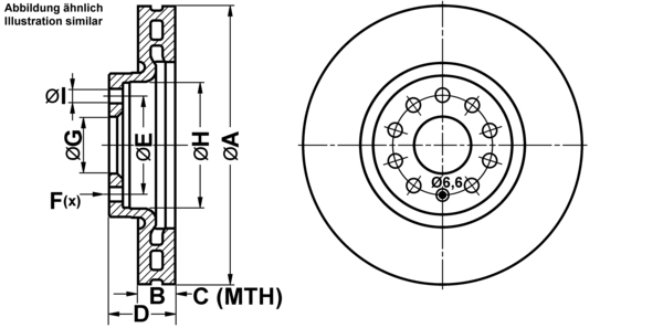 ATE Bremsscheibe 24.0130-0220.1 Bremsscheiben,Scheibenbremsen VW,SKODA,SEAT,SHARAN (7N1, 7N2),TIGUAN (AD1),Tiguan Allspace (BW2),Kodiaq (NS7)