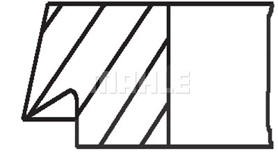 MAHLE ORIGINAL Kolbenringsatz 033 16 N0  VW,AUDI,SKODA,Golf IV Schrägheck (1J1),POLO (9N_),PASSAT Variant (3B6),Golf IV Variant (1J5)