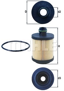 MAHLE ORIGINAL Ölfilter OX 553D Motorölfilter,Filter für Öl OPEL,FORD,FIAT,Astra J Sports Tourer (P10),ASTRA J,Meriva B (S10),COMBO Kasten/Kombi (X12)