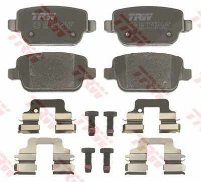 TRW Bremsbelagsatz GDB1732 Bremsbeläge,Bremsklötze FORD,VOLVO,Focus II Schrägheck (DA_, HCP, DP),MONDEO IV Turnier (BA7),S-MAX (WA6),GALAXY (WA6)