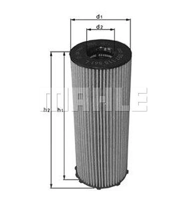 MAHLE ORIGINAL Ölfilter OX 354D Motorölfilter,Filter für Öl JEEP,DODGE,WRANGLER III (JK),CHEROKEE (KJ),CHEROKEE (KK),Nitro SUV