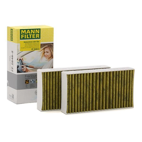 MANN-FILTER Innenraumfilter FP 2646-2 Filter, Innenraumluft,Pollenfilter MERCEDES-BENZ,M-Klasse (W164),M-Klasse (W163),M-Klasse (W166)