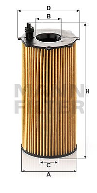 MANN-FILTER Ölfilter HU 820/2 x Motorölfilter,Filter für Öl JEEP,DODGE,WRANGLER III (JK),CHEROKEE (KJ),CHEROKEE (KK),Nitro SUV