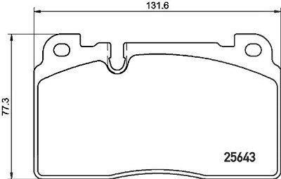 BREMBO Bremsbelagsatz P 85 133 Bremsbeläge,Bremsklötze AUDI,Q5 (8RB)