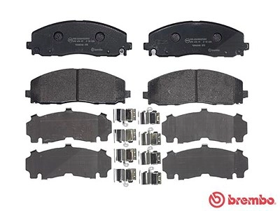 BREMBO Bremsbelagsatz P 11 035 Bremsbeläge,Bremsklötze FIAT,JEEP,CHRYSLER,Freemont (345_),Wrangler IV (JL),GRAND VOYAGER V (RT),Pacifica MPV (RU)