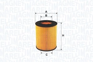 MAGNETI MARELLI Ölfilter 152071760873 Motorölfilter,Filter für Öl OPEL,FIAT,SUZUKI,ZAFIRA B (A05),Astra H Caravan (A04),Astra H Schrägheck (A04)