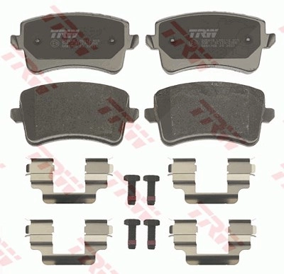 TRW Bremsbelagsatz GDB1765 Bremsbeläge,Bremsklötze AUDI,A4 Avant (8K5, B8),Q5 (8RB),A4 Limousine (8K2, B8),A5 Sportback (8TA),A5 Coupe (8T3)