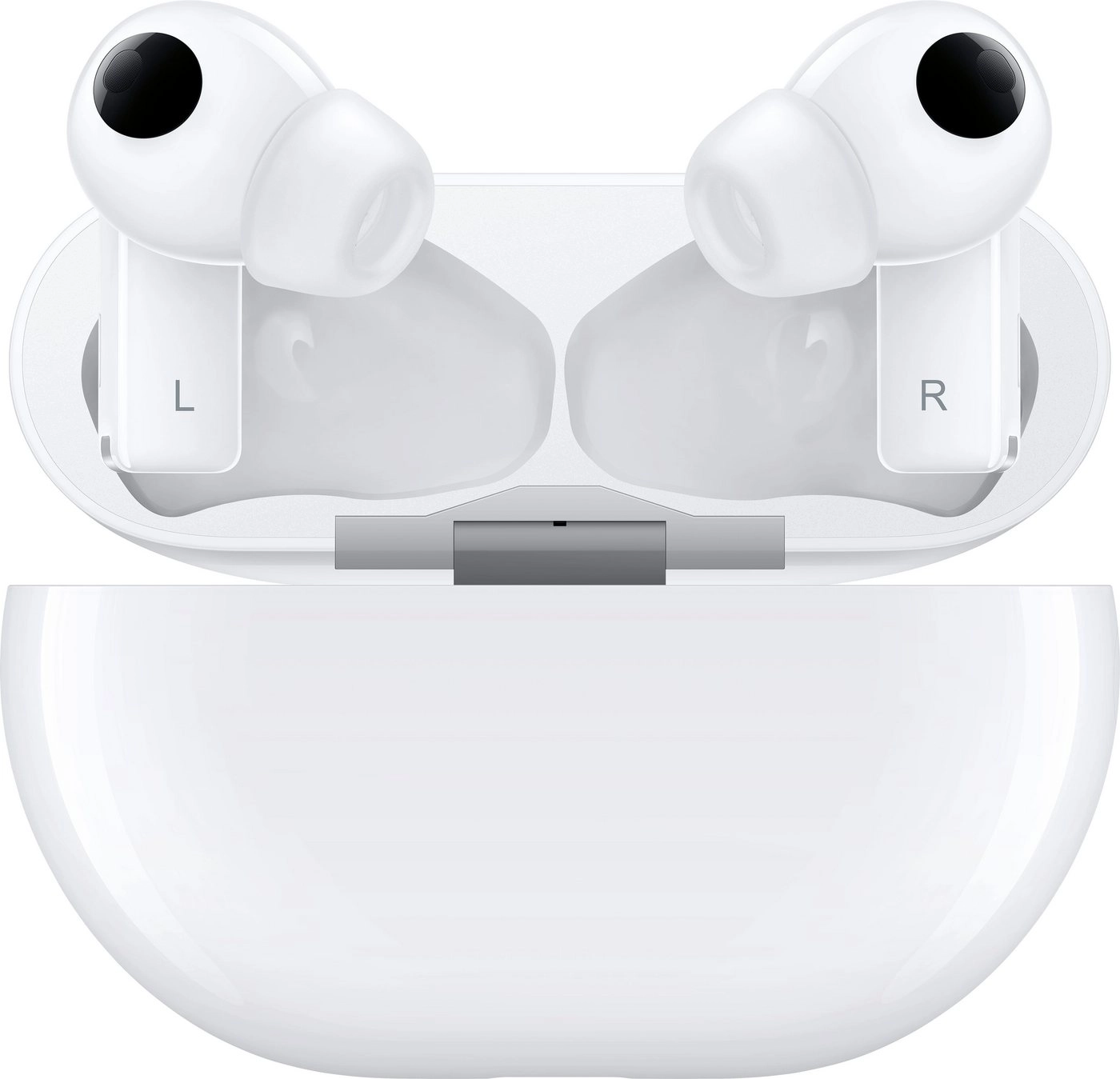 Huawei FreeBuds Pro Weiß  / Ceramic White | True-Wireless In-Ear-Kopfhörer | Dynamic Noise Cancelling | Mikrofon  | Bluetooth 5.2 | 8 Stunden Akku