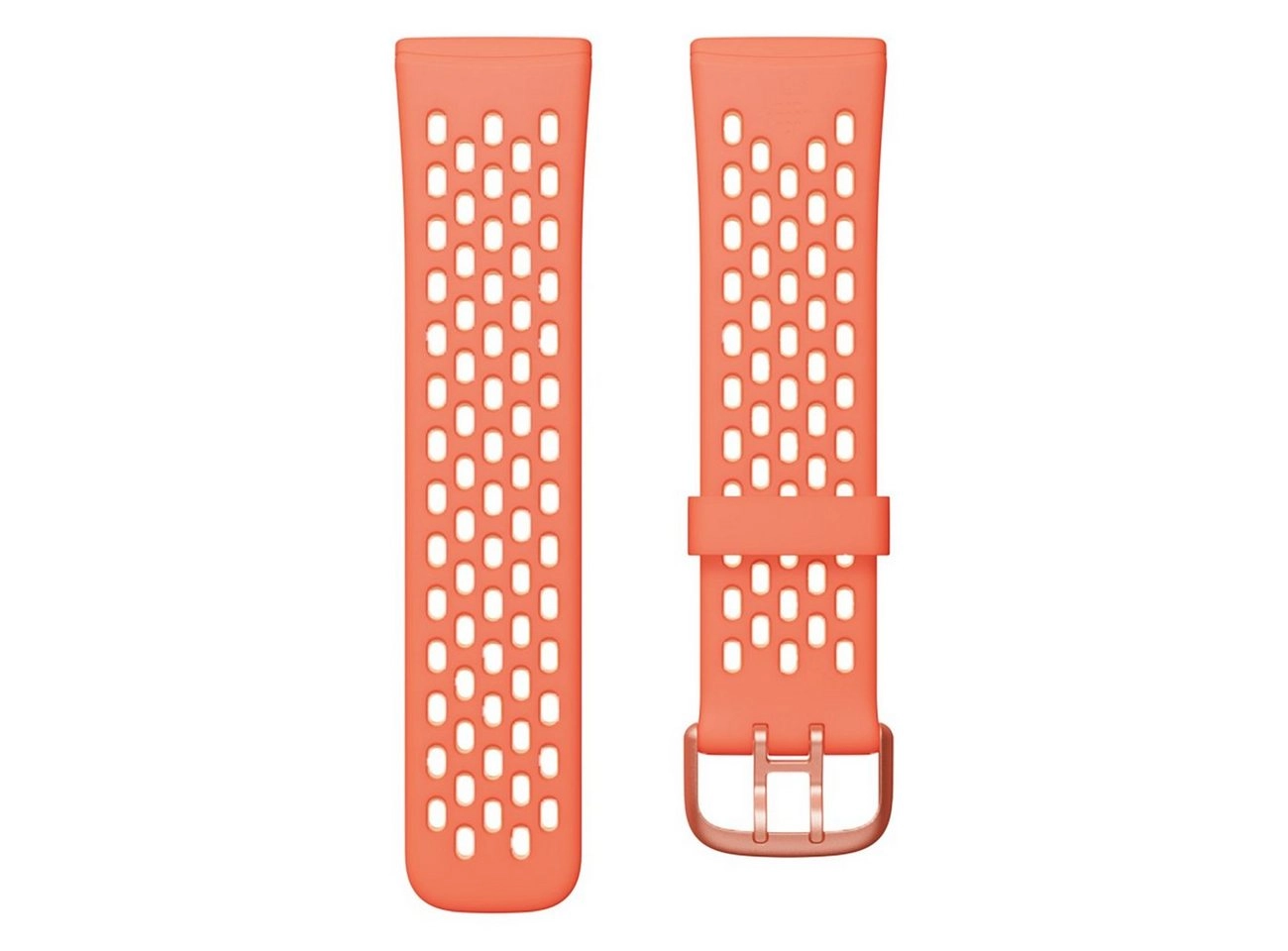 Fitbit Versa 3/ Sense, Sport Band-rose-L | Armband | Flexibles, robustes Silikonmaterial | Wasserabweisend | Passend für Sense und Versa 3