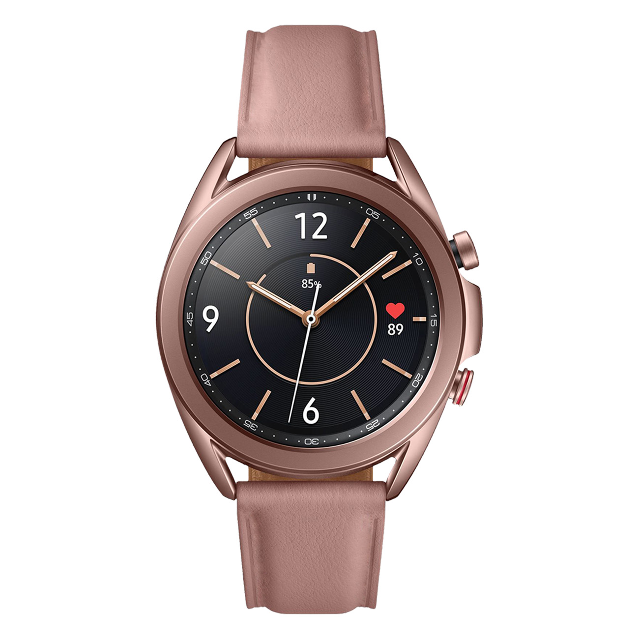 Samsung Galaxy Watch 3 Mystic Bronze | Armband ohne Naht | 41mm | LTE 4.0 | Schlaftracking, Herzfrequenztracker & Blutdruckmessung | 56 Std. Akku 