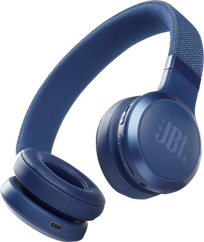 JBL Live 460NC|Signature Sound|Aktive Geräuschunterdrückung|Bis zu 50 Stunden Akkulaufzeit|Multi-Point-Verbindung|Blau