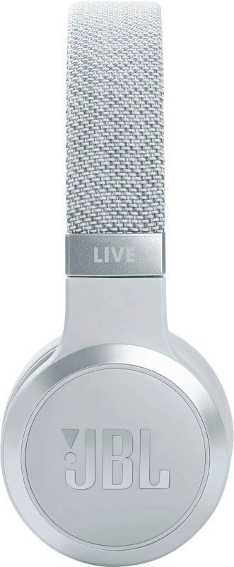 JBL Live 460NC|Signature Sound|Aktive Geräuschunterdrückung|Bis zu 50 Stunden Akkulaufzeit|Multi-Point-Verbindung|Weiss