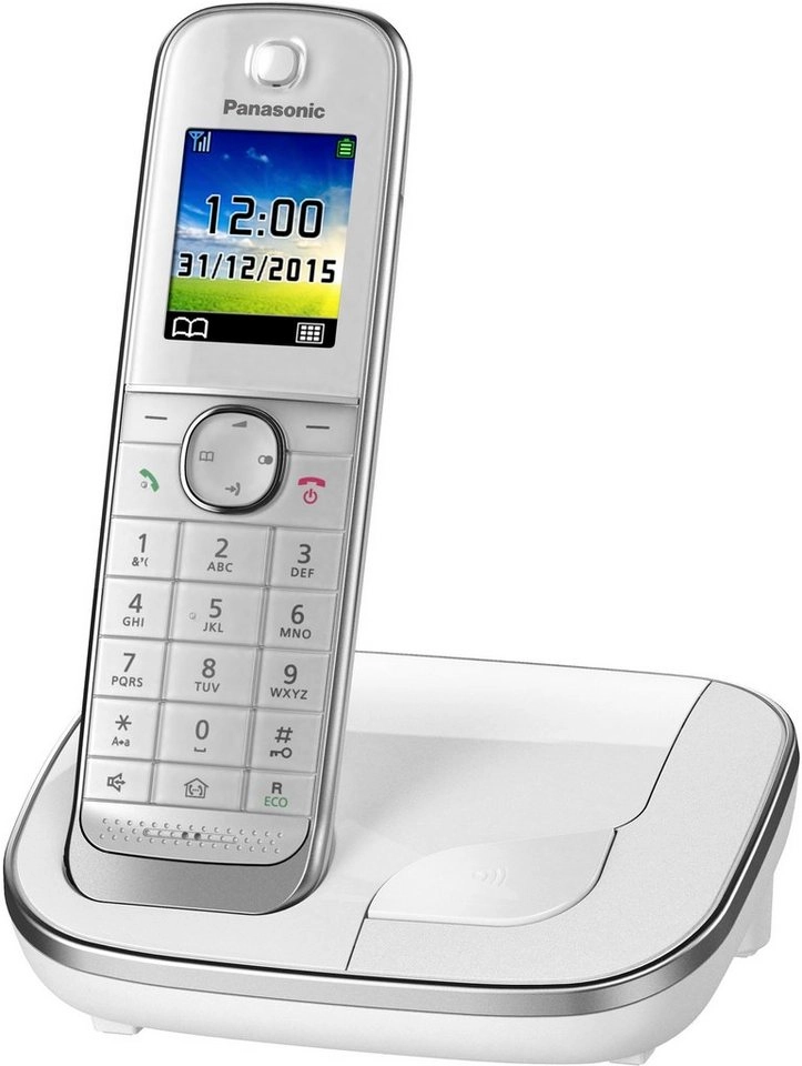 Panasonic KX-TGJ310|DECT-Telefon|Freisprecheinrichtung|250 Eintragungen|Anrufer-Identifikation|Weiß