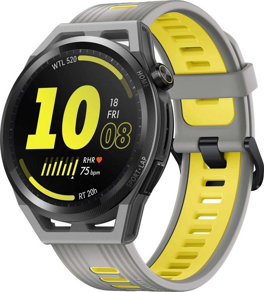 Huawei Watch GT Runner Grau, Ladekabel, magnetischer Ladedock