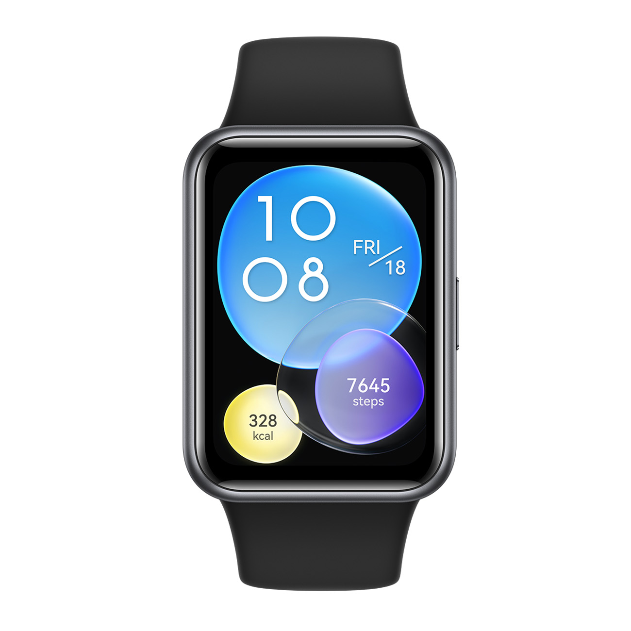 Huawei Watch Fit 2 Schwarz | Smartwatch | 1,74-Zoll AMOLED-Display | Bis zu 10 Tage Akkulaufzeit | 12 professionelle Sportmodi | Schwarz