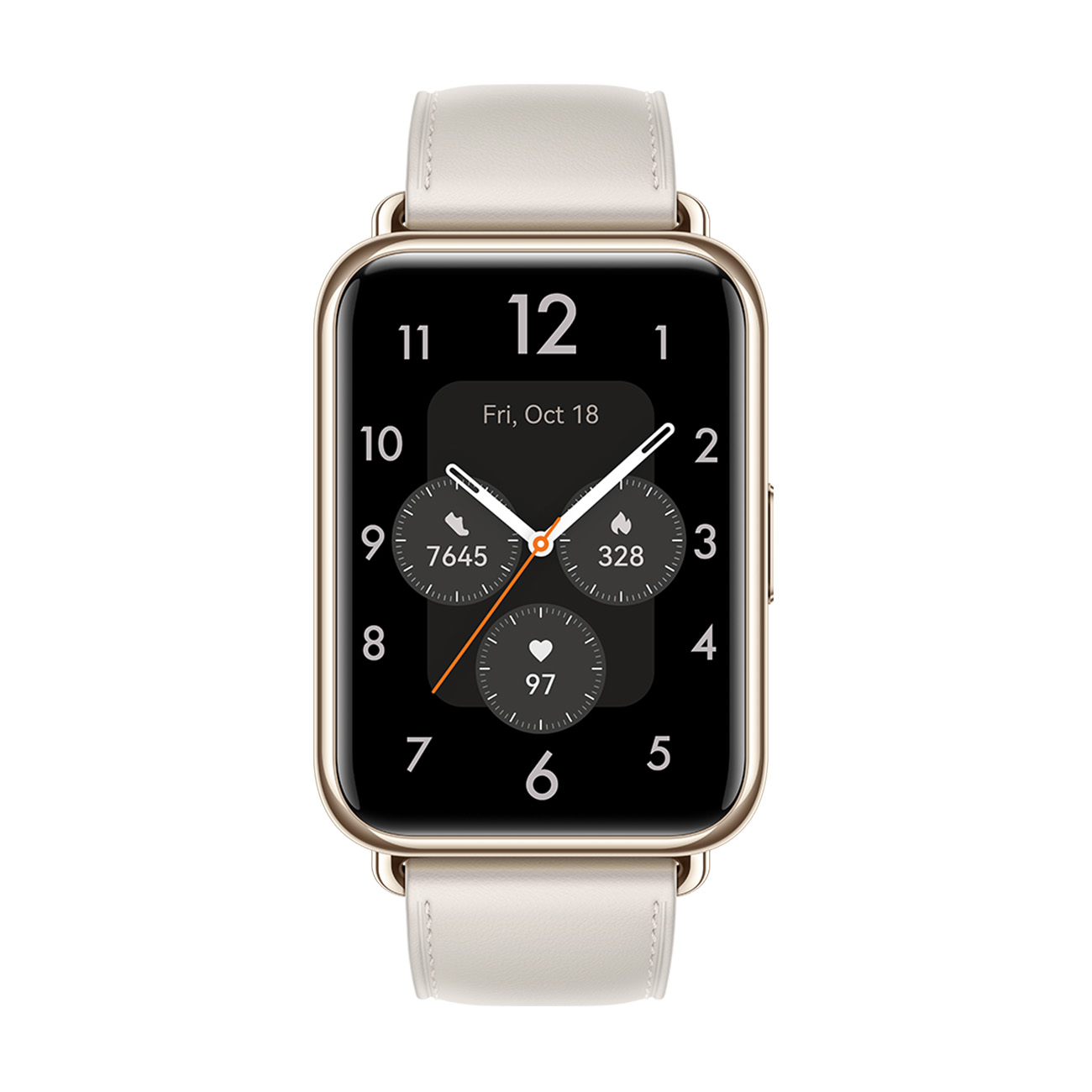 Huawei Watch Fit 2 Weiß | Smartwatch | 1,74-Zoll AMOLED-Display | Bis zu 10 Tage Akkulaufzeit | 12 professionelle Sportmodi | Weiss