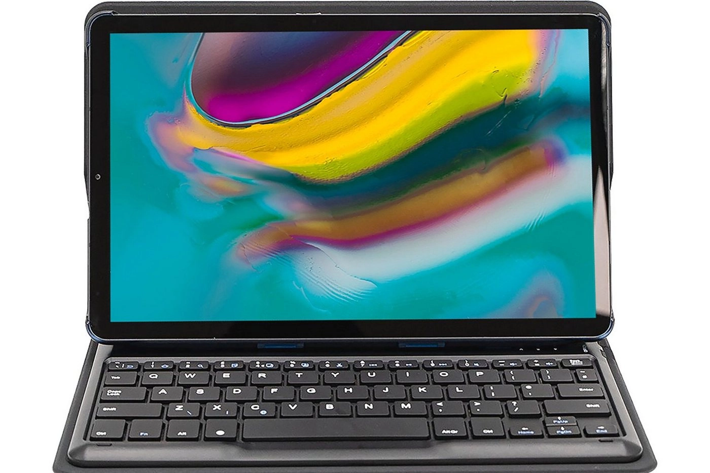 Samsung Targus Slim Keyboard Case für Tab S6 Lite | USB Type-C | Frontcover aus Kunstleder | QWERTY Tastatur