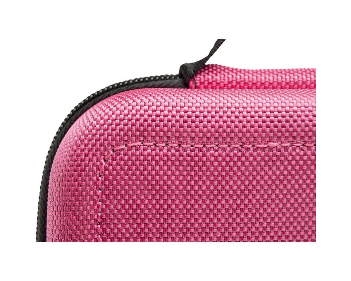 Tonies Tonie Transporter Pink | Praktischer Tragegriff | Acht Netztaschen für sicheren Halt | Hochwertiger Aufdruck | Robustes Außenmaterial | Reißverschluss