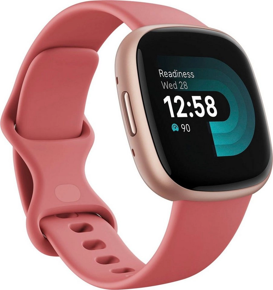 Fitbit Versa 4 in pink | Smartwatch | Tagesform-Index | 40+ Trainingsmodi | Integriertes GPS für Tempo & Strecke | 6+ Tage Akkulaufzeit | Bis 50 Meter Wasserdicht