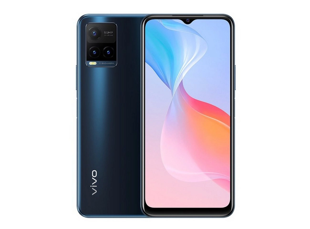 Vivo Y21s Blau | 4G Smartphone | 5000 mAh Akkuleistung | Fingerabdruck-Scanner | Face-Wake | 50 MP Hauptkamera | Bokeh-Kamera | Helio G80-Prozessor | Game-Mode