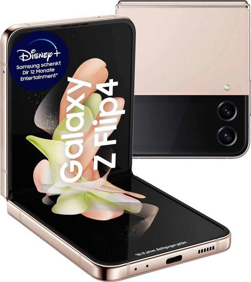 Samsung Galaxy Z Flip 5G Rosa | 3700 mAh Akkuleistung | Quickshot Modus | 8 GB Arbeitsspeicher | Android 12 | 425 PPI | FHD+, Dynamic AMOLED Display