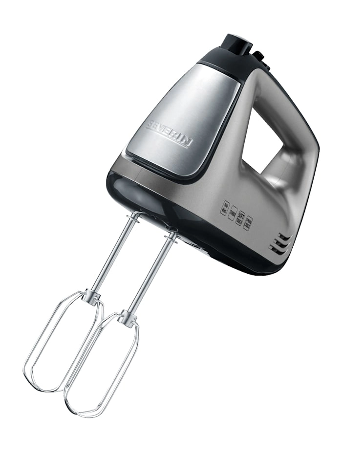 Severin HM 3832 Handmixer Grau-metallic-schwarz / Edelstahl | Spiralkabel