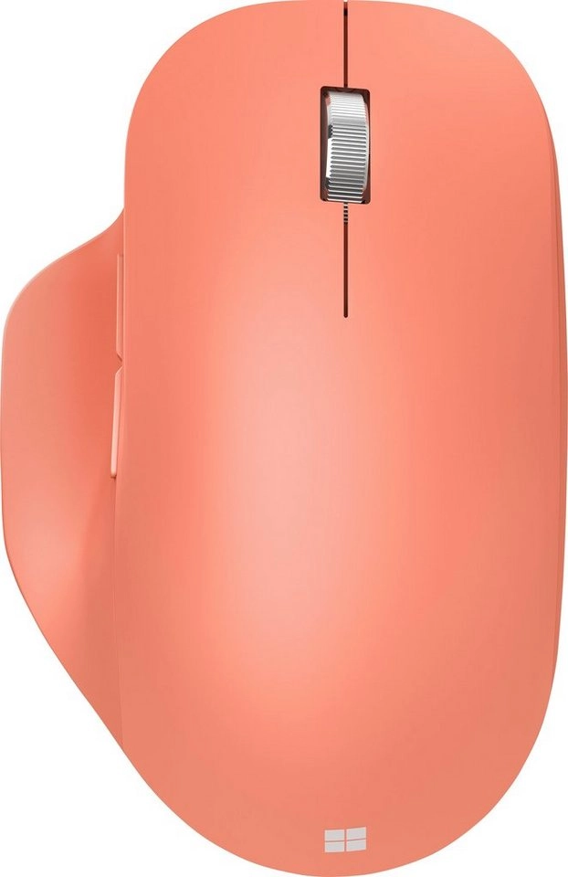 Microsoft Bluetooth Ergonomic Mouse|Maus|ergonomisch|optisch|5 Tasten|kabellos|Bluetooth 5.0 LE|Orange