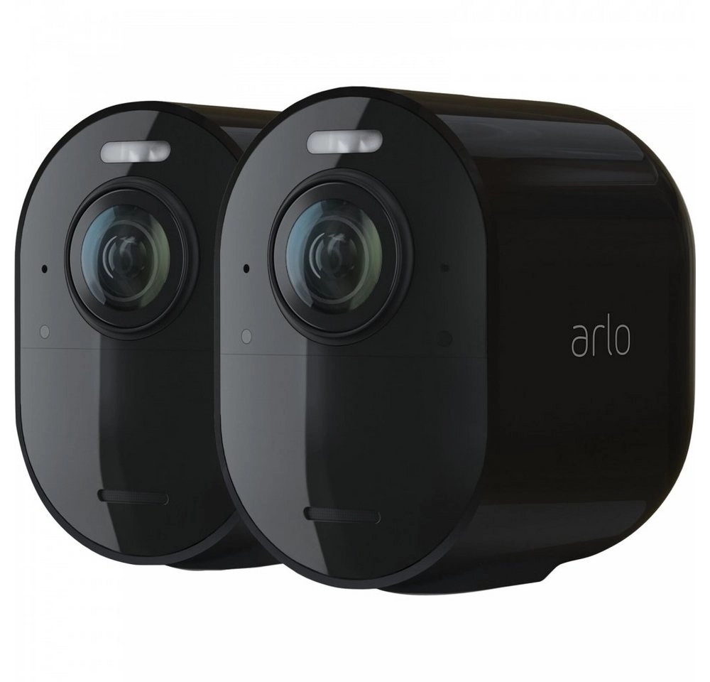 Arlo Ultra 2 Sysem Bundle schwarz (2xKamera) | WiFi-Kamera Set | Außenbereich, Innenbereich | Glasklares 4K-HDR-Video | Verbesserte Nachtsicht in Farbe