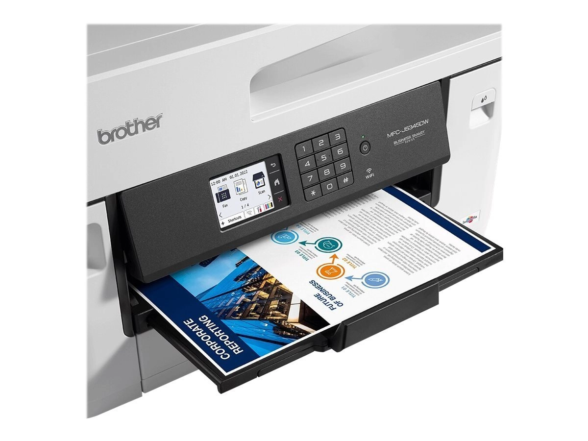 Brother MFC-j5345DW | Multifunktionsdrucker | Tintenstrahldrucker | Drucken bis DIN A3 | Bis zu 28 Seiten pro Minute | Automatischer Duplexdruck