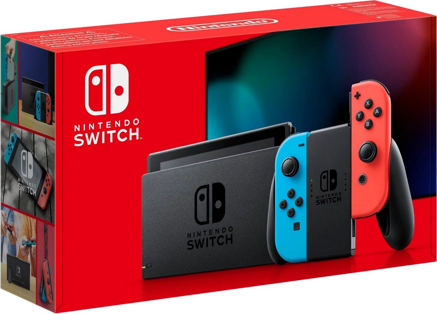 Nintendo Switch Konsole V2 | Betriebszeit (bis zu) 6.5 Stunde(n) | Vibrations-Feedback | Bluetooth | 525 mAh Akku | LCD-Display 15.7 cm (6.2) Farbe | Joy-Con"