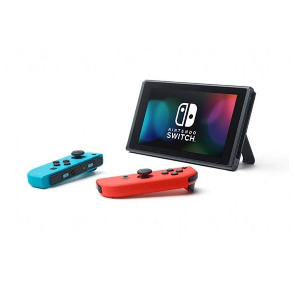 Nintendo Switch Konsole V2 | Betriebszeit (bis zu) 6.5 Stunde(n) | Vibrations-Feedback | Bluetooth | 525 mAh Akku | LCD-Display 15.7 cm (6.2) Farbe | Joy-Con"