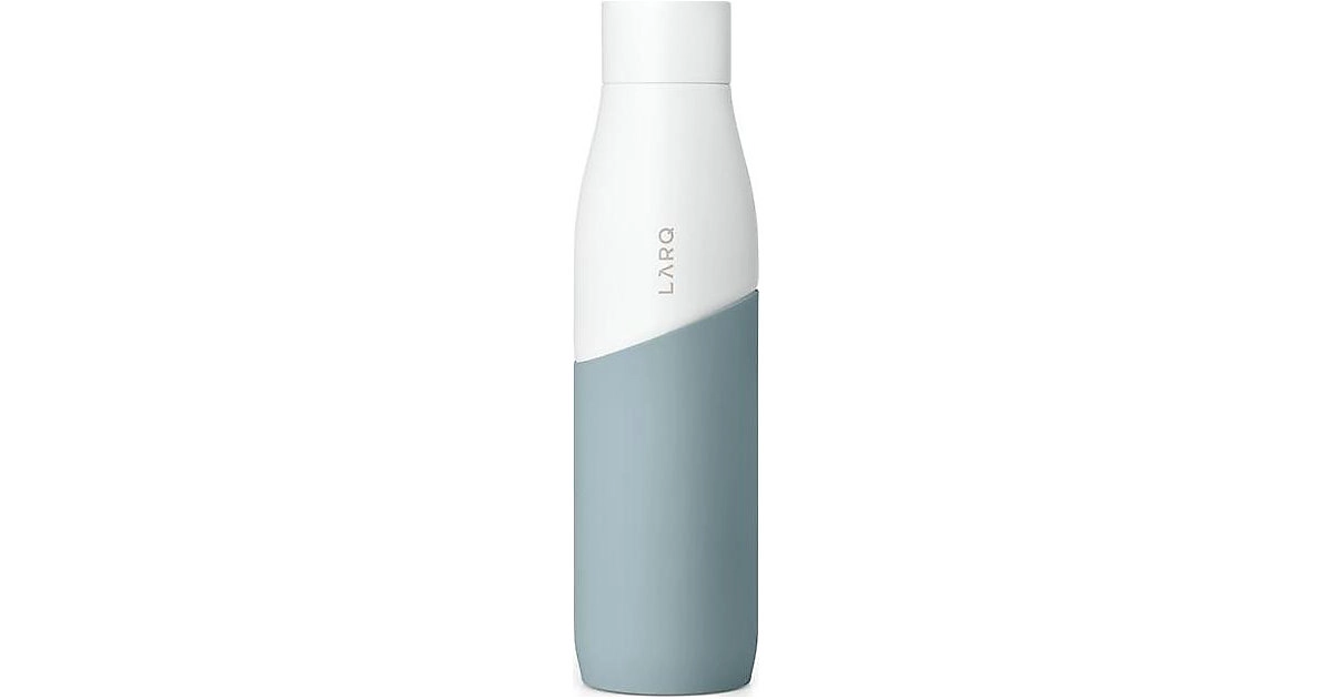 Bottle Movement Terra Edition White Pebble | 950ml | hält bis zu 24h kalt und bis 12h warm | Sauberes Wasser in 60 sek.