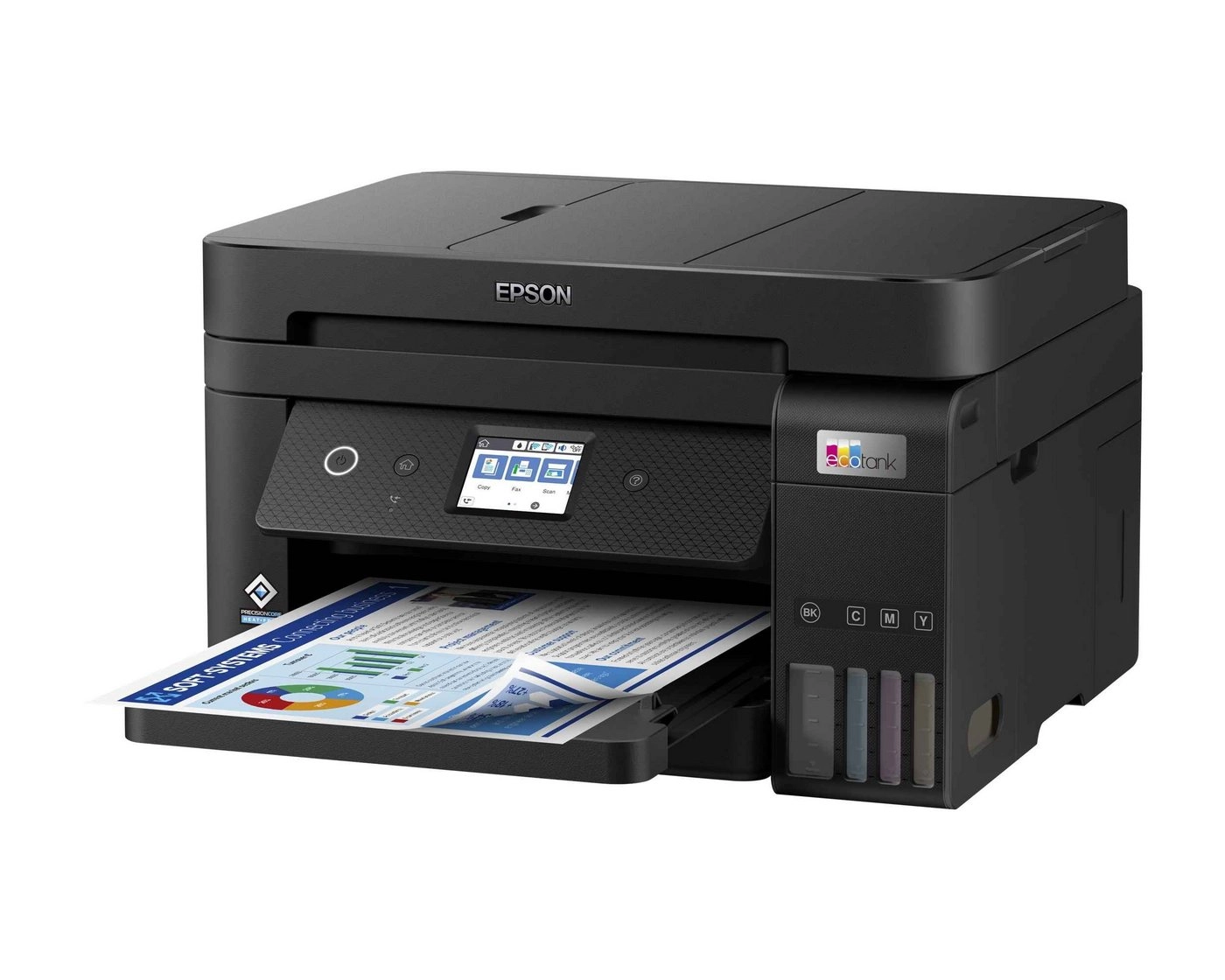 Epson EcoTank ET-4850 Multifunktionsdrucker | Heat-Free Technology | 4800 x 1200 DPI | Erhebliche Kostenersparnisse | Smart Panel-App | Moderne Flexibilität