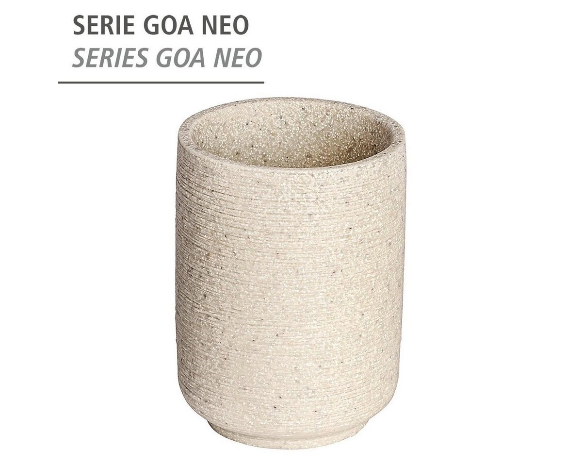 Zahnputzbecher Goa neo, beige