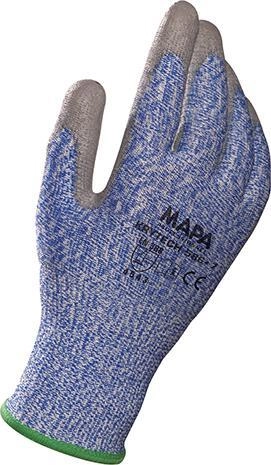 Handschuh Krytech 586 grau-blau