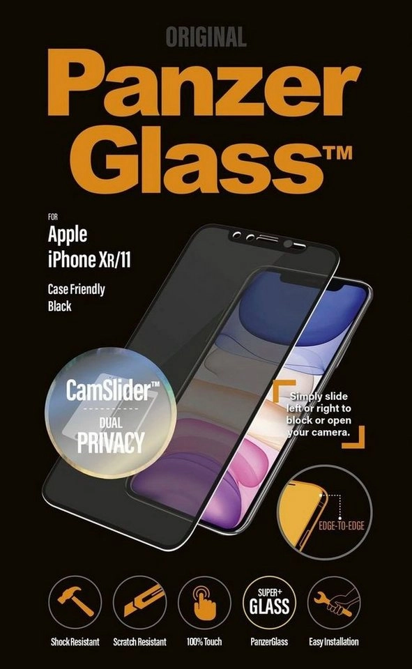 PanzerGlass »Privacy CamSlider Apple iPhone XR/11« für Apple iPhone XR/11, Displayschutzglas