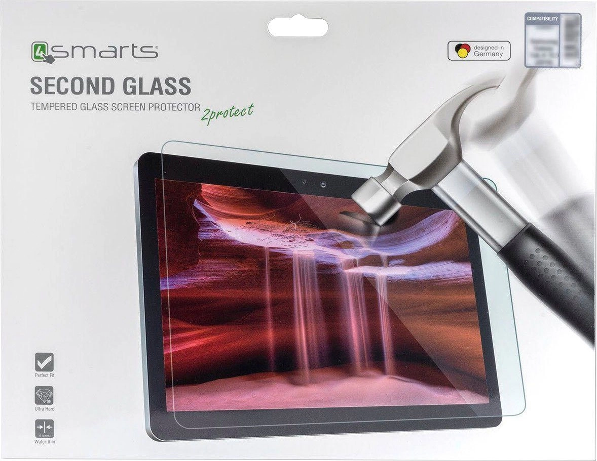 4smarts »Second Glass 2.5D für Samsung Galaxy Tab S6 Lite« für Samsung Galaxy Tab S6 Lite, Displayschutzglas