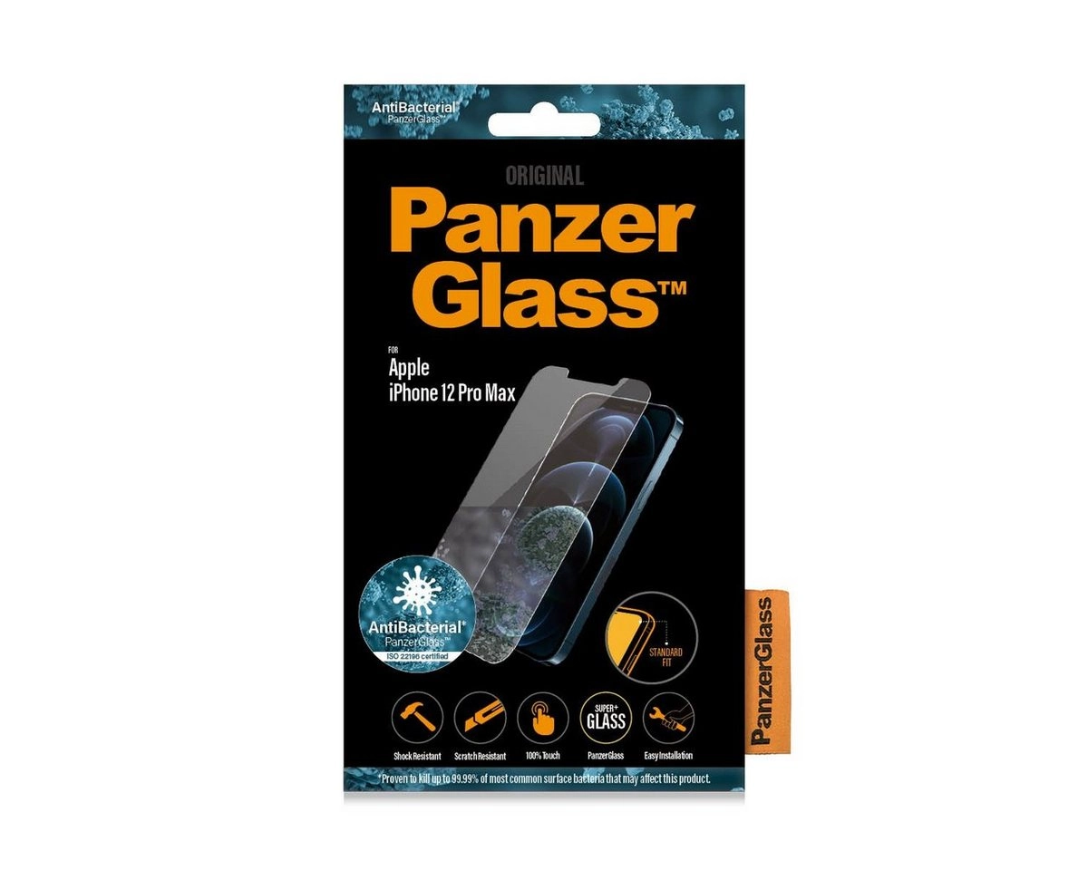 PanzerGlass »iPhone 12 Pro Max Antibakteriel Standard Fit« für Apple iPhone 12 Pro Max, Displayschutzglas