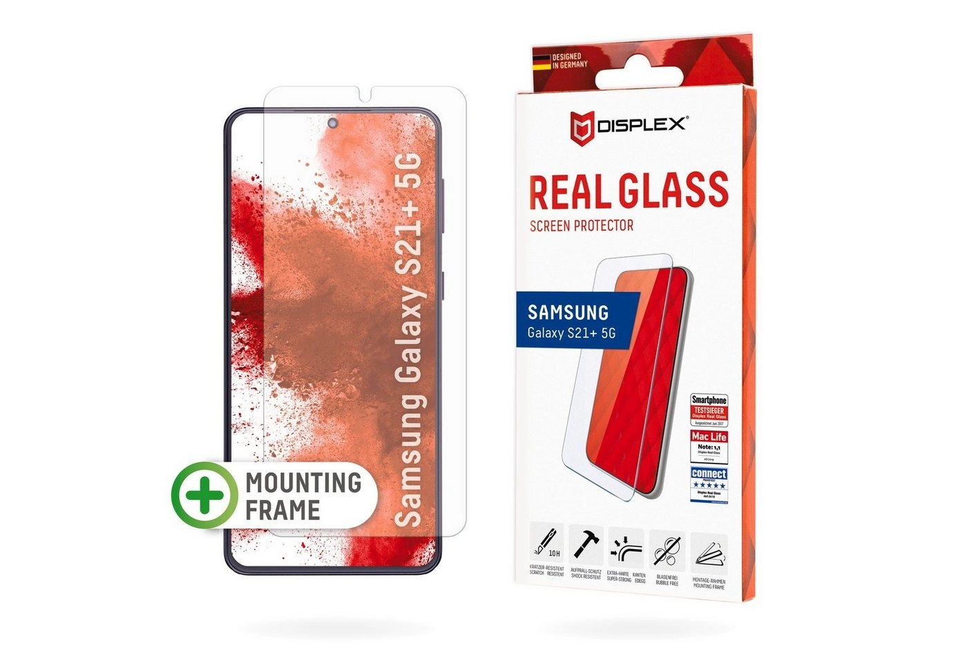 Displex »Real Glass«, Displayschutzglas, 1 Stück