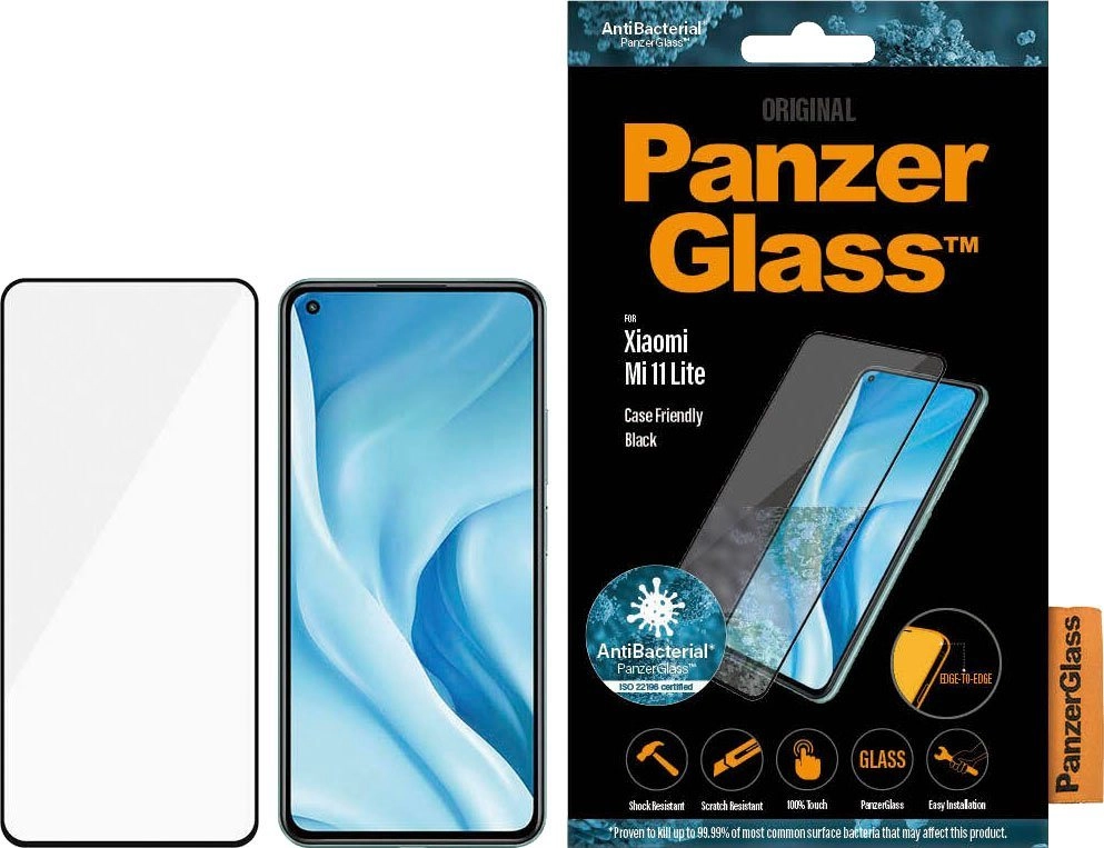 PanzerGlass »E2E Schutzglas Xiaomi Mi 11 Lite« für Mi 11 Lite, Displayschutzfolie