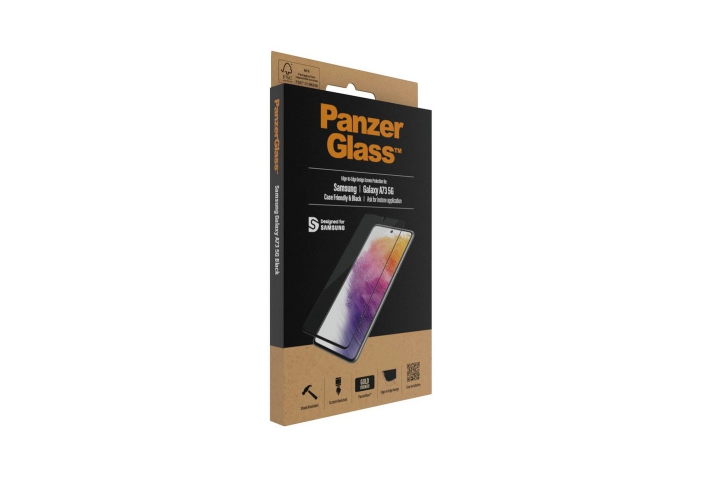 PanzerGlass »Displayschutzglass E2E - Samsung Galaxy A73 5G«, Displayschutzglas