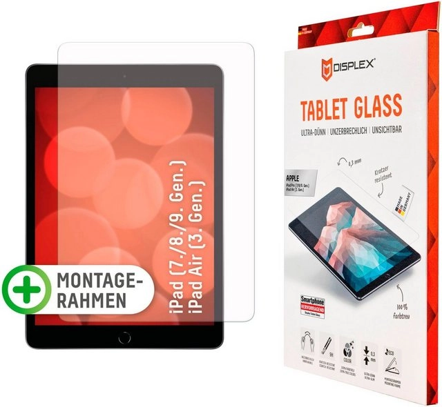 Displex »Tablet Glass iPad (7/8/9 Gen)/Air (3. Gen)« für iPad (7/8/9 Gen)/Air (3. Gen), Displayschutzfolie